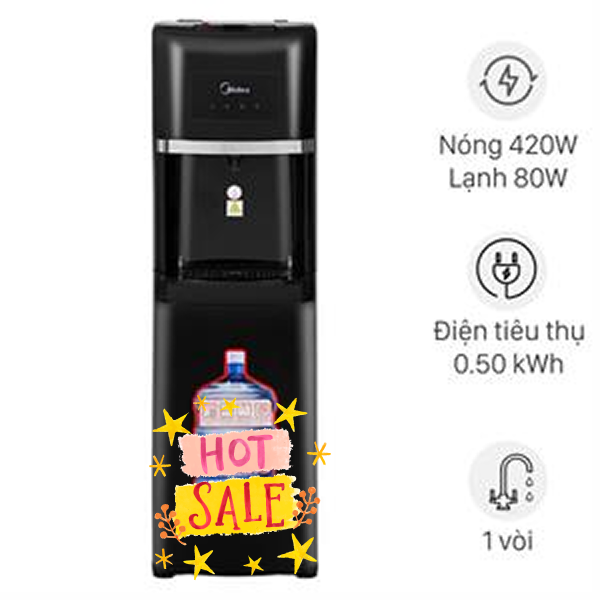 Cây nước nóng lạnh Midea YD1135AS-B 500W