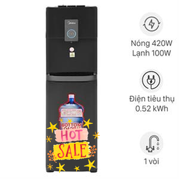 Cây nước nóng lạnh Midea YL2036S-B 520W