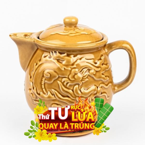 Siêu sắc thuốc điện Seika 3.2 lít SKS 368 Vàng