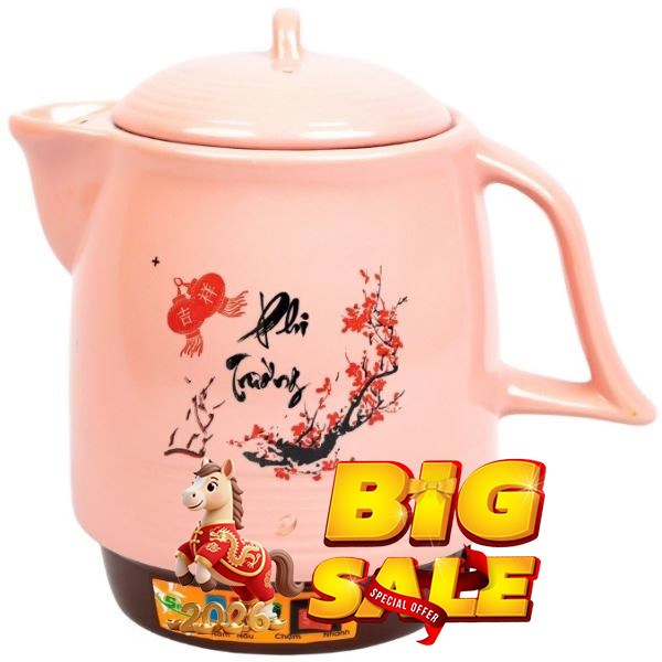 Siêu sắc thuốc điện Seika 3.3 lít SKS 373 Hồng