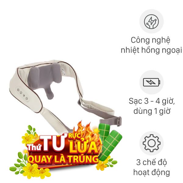 Máy massage cổ vai gáy Buheung MK-332