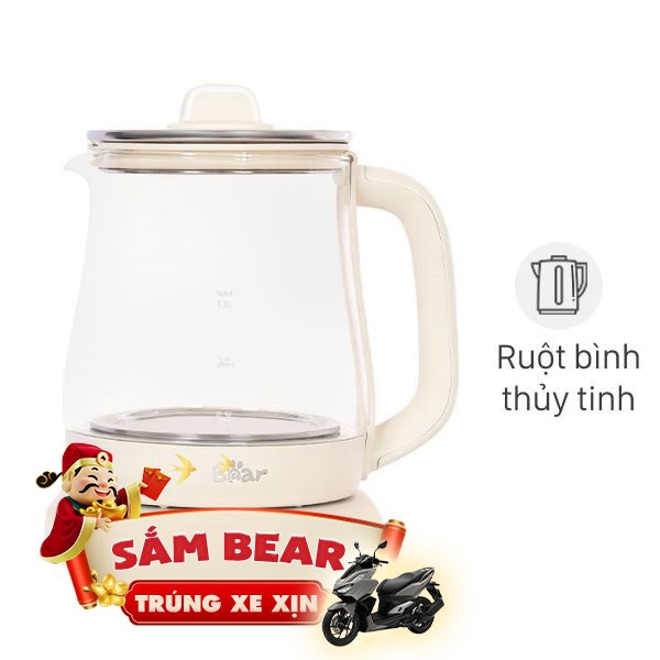 Ấm đun siêu tốc Bear 1.5 lít HK-4H15Z
                Mẫu mới