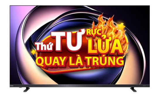 Smart Tivi Mini LED Toshiba AI 4K 65 inch 65Z770RP