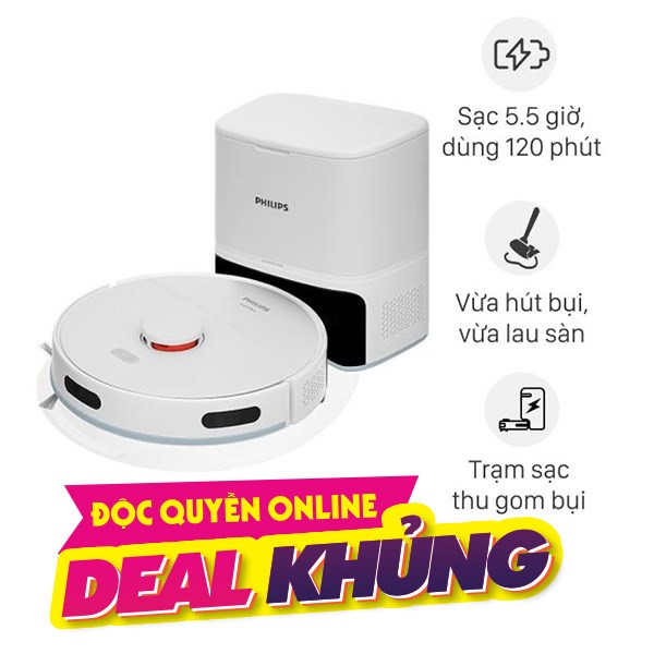 Robot hút bụi lau nhà Philips XU2100/25