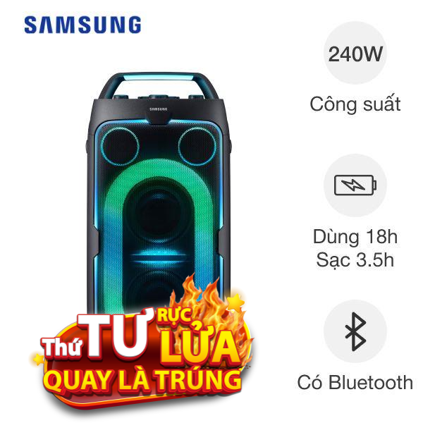 Loa tháp di động dạng kéo Samsung MX-ST50F