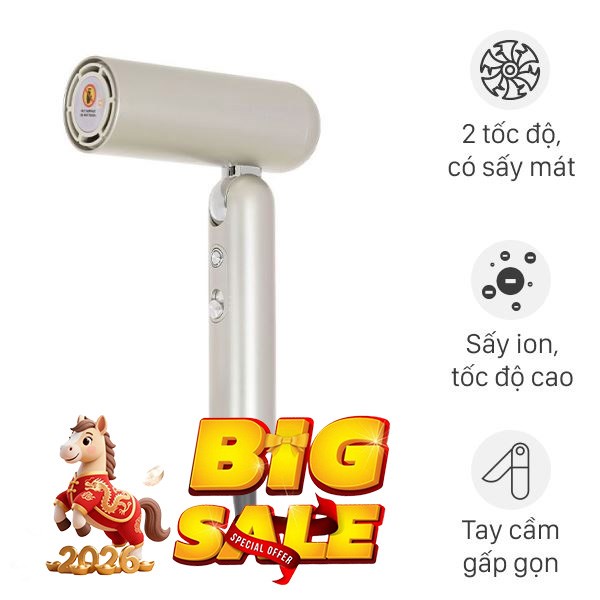 Máy sấy tóc và tạo kiểu đa năng Dreame AHD51 Titanium Gold