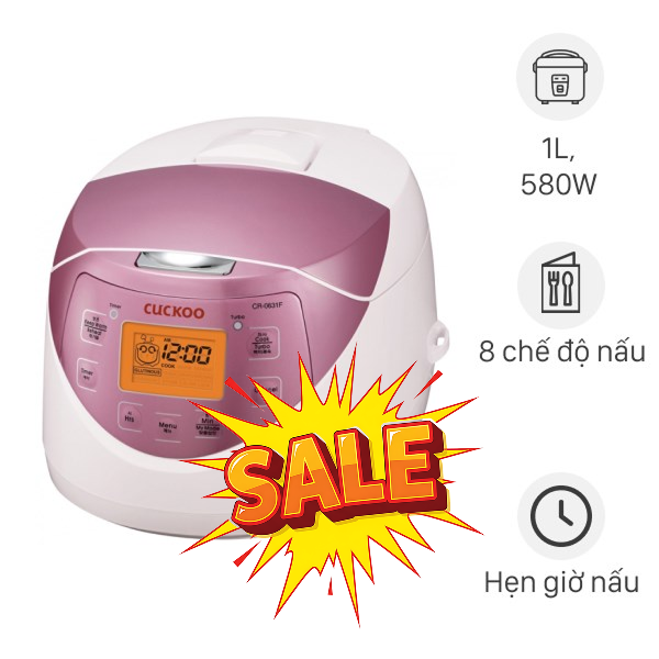 Nồi cơm điện tử Cuckoo 1 lít CR-0631F