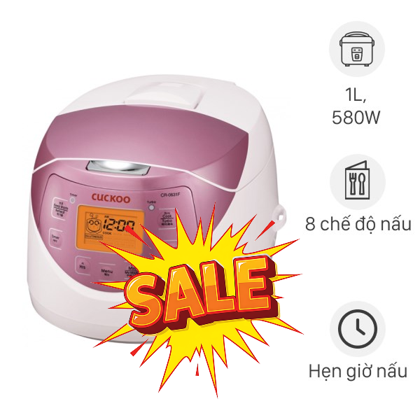 Nồi cơm điện tử Cuckoo 1 lít CR-0631F