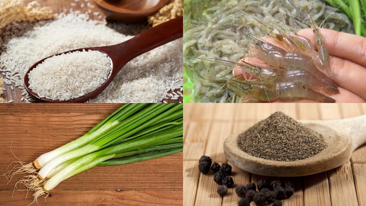 Nguyên liệu món ăn bánh nắm