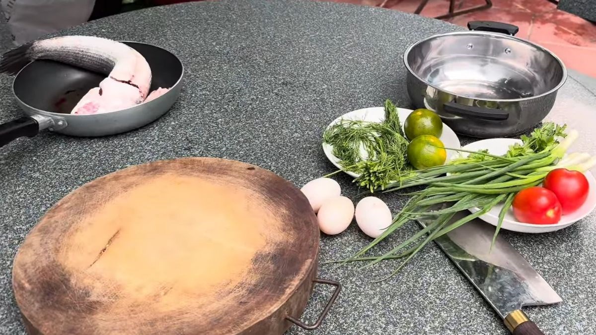 Nguyên liệu món ăn cách nấu cá nấu ám chuẩn vị miền bắc thơm ngon không bị tanh tại nhà
