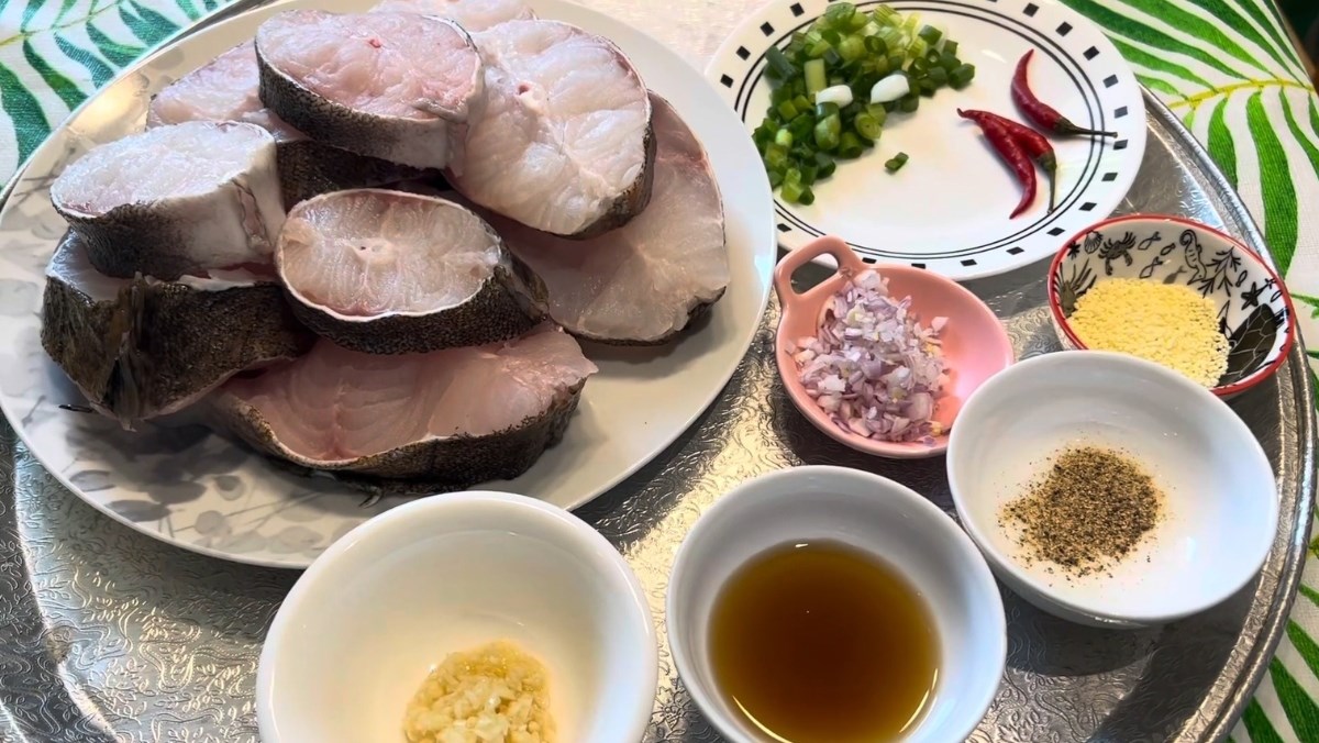 Nguyên liệu món ăn cách làm cá tầm kho cực đơn giản, thơm ngon đậm đà không bị tanh tại nhà