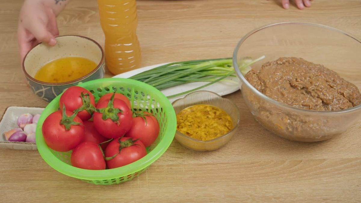 Nguyên liệu món ăn lẩu riêu cua bắp bò sườn sụn