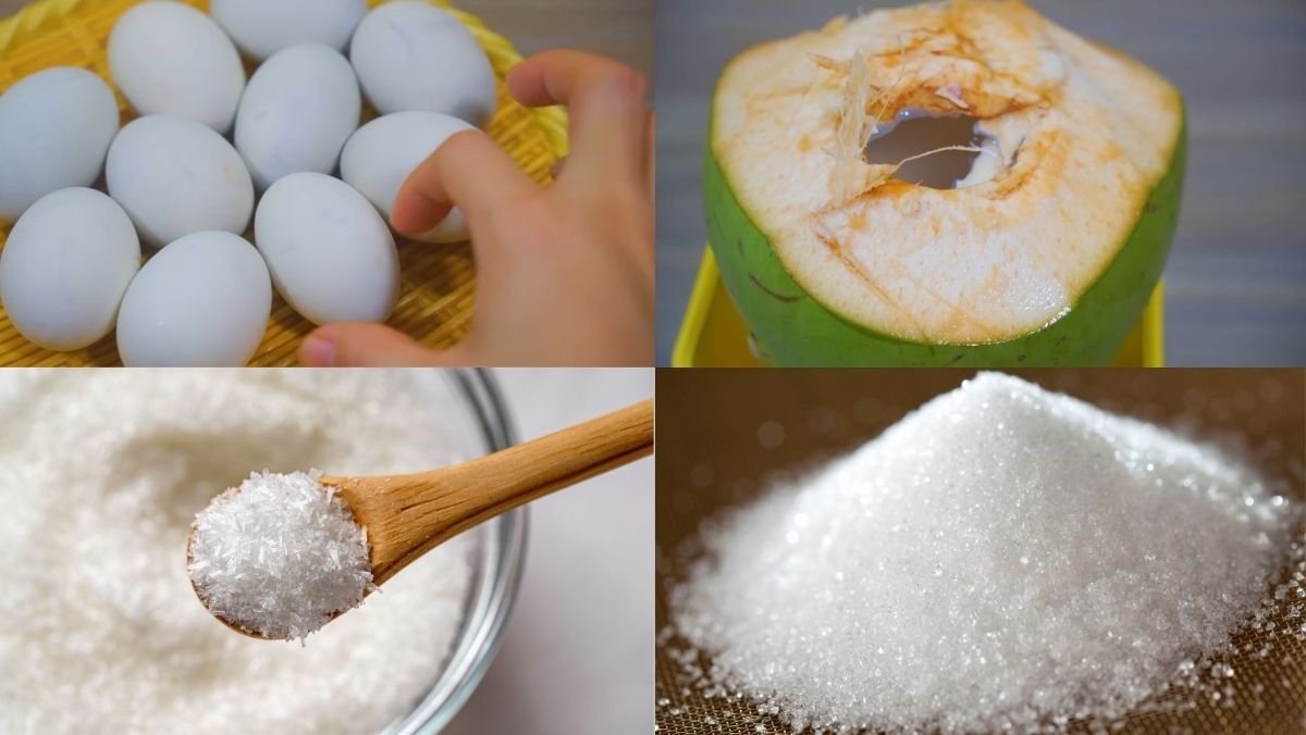 Nguyên liệu món ăn trứng vịt lộn luộc