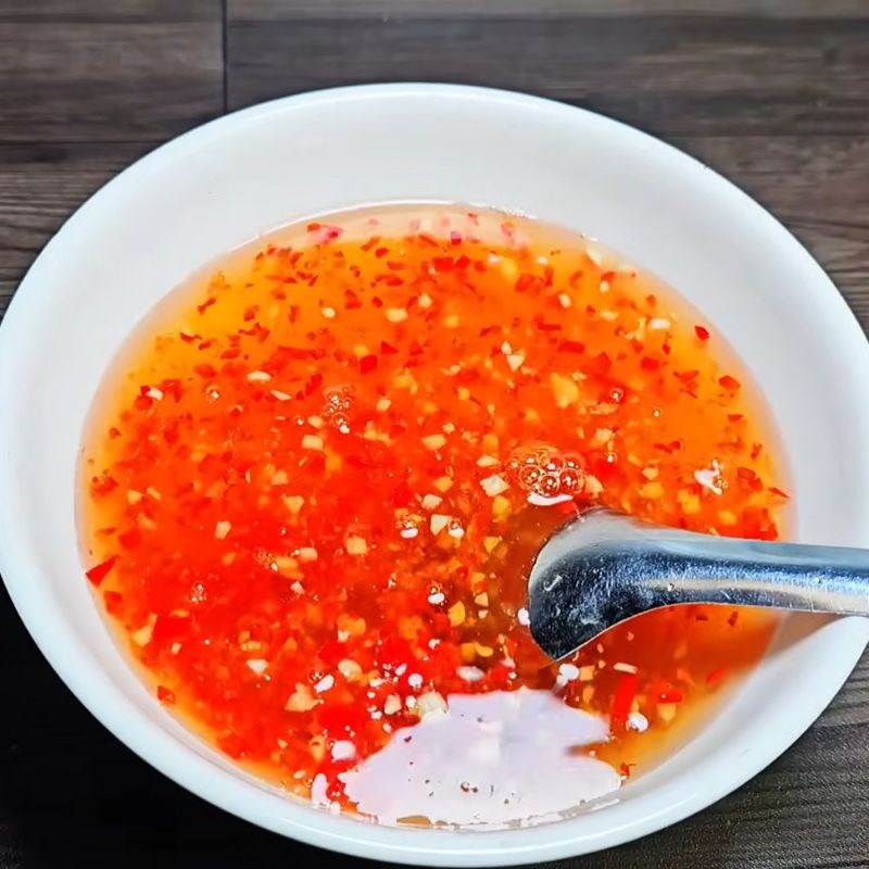 Bước 3 Cách làm nước mắm chua ngọt ăn kèm bánh khọt bánh khọt nước cốt dừa