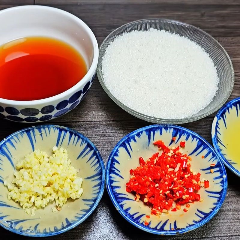 Bước 3 Cách làm nước mắm chua ngọt ăn kèm bánh khọt bánh khọt nước cốt dừa