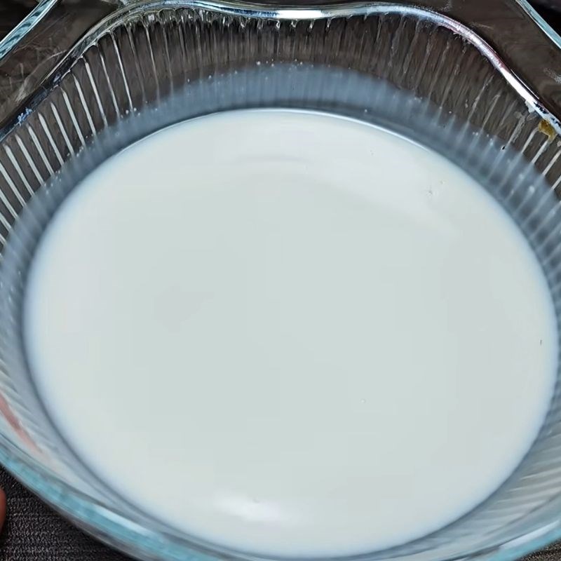 Bước 1 Cách pha bột bánh khọt nước cốt dừa thơm béo bánh khọt nước cốt dừa