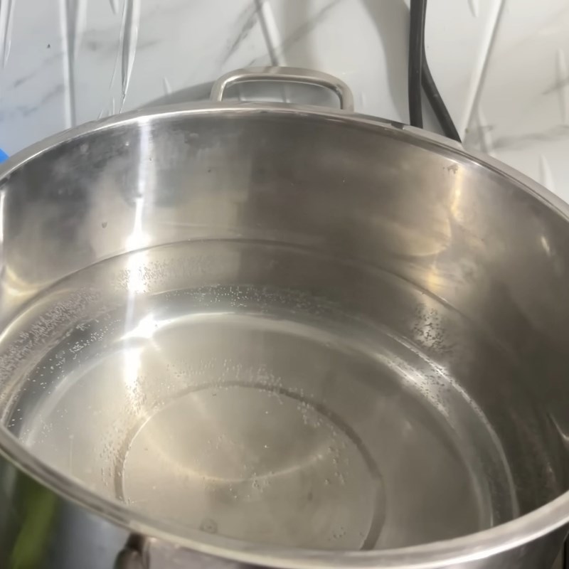 Bước 3 Chần và ủ cải (Bí quyết giúp dưa vàng giòn) Dưa cải muối không cần phơi