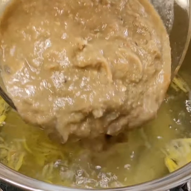 Bước 3 Chế biến mắm bò hóc Bún nước lèo Trà Vinh