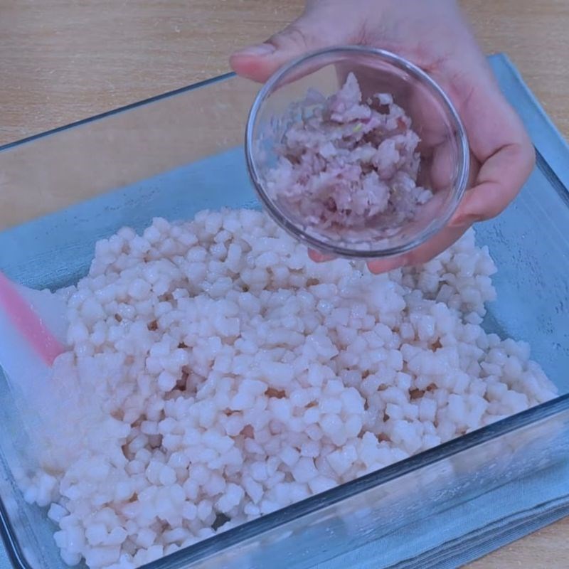 Bước 3 Chuẩn bị nhân bánh chả lá chanh thơm béo bánh chả lá chanh