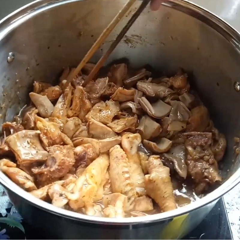 Bước 3 Hầm bao tử tiêu đen Bao tử hầm tiêu đen