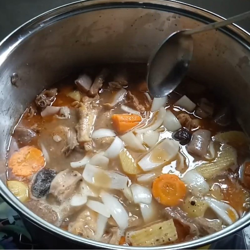 Bước 3 Hầm bao tử tiêu đen Bao tử hầm tiêu đen