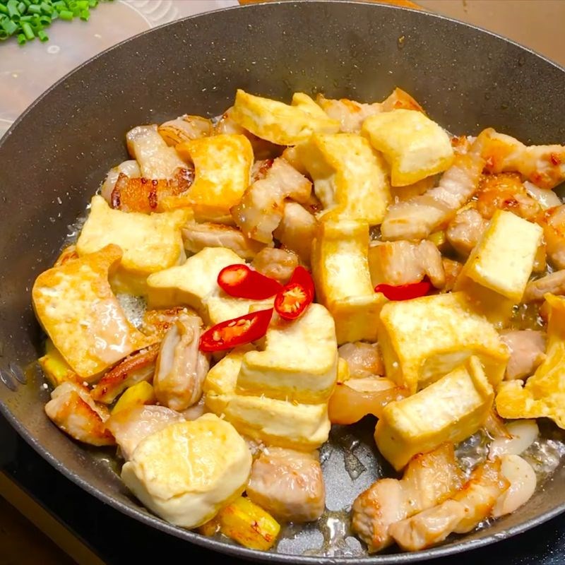 Bước 5 Hoàn thành món thịt rang đậu thịt rang đậu