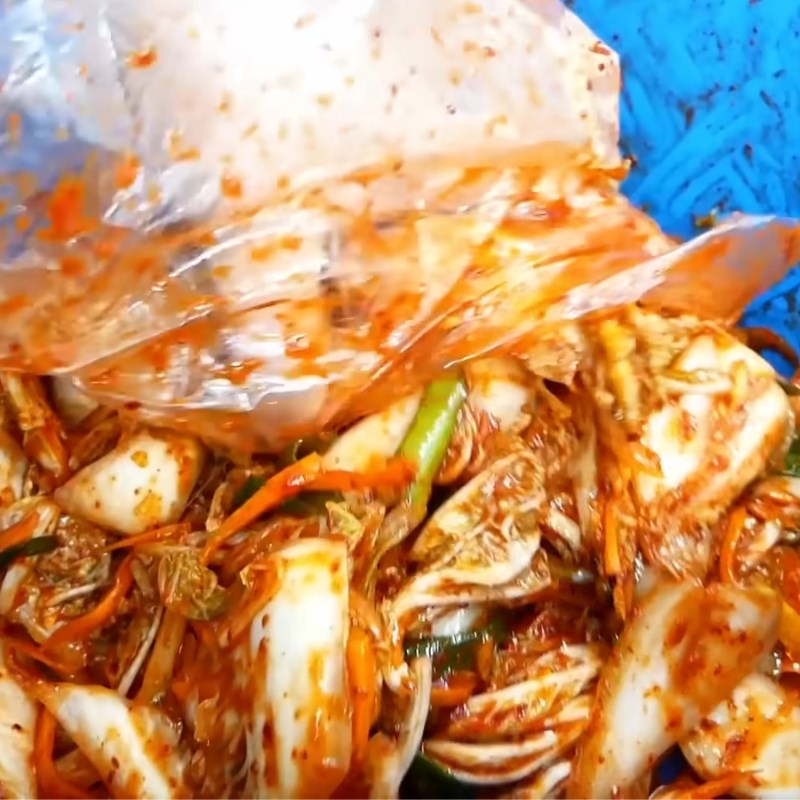 Bước 5 Hoàn thiện kim chi ăn liền Kim chi cải thảo muối ăn liền
