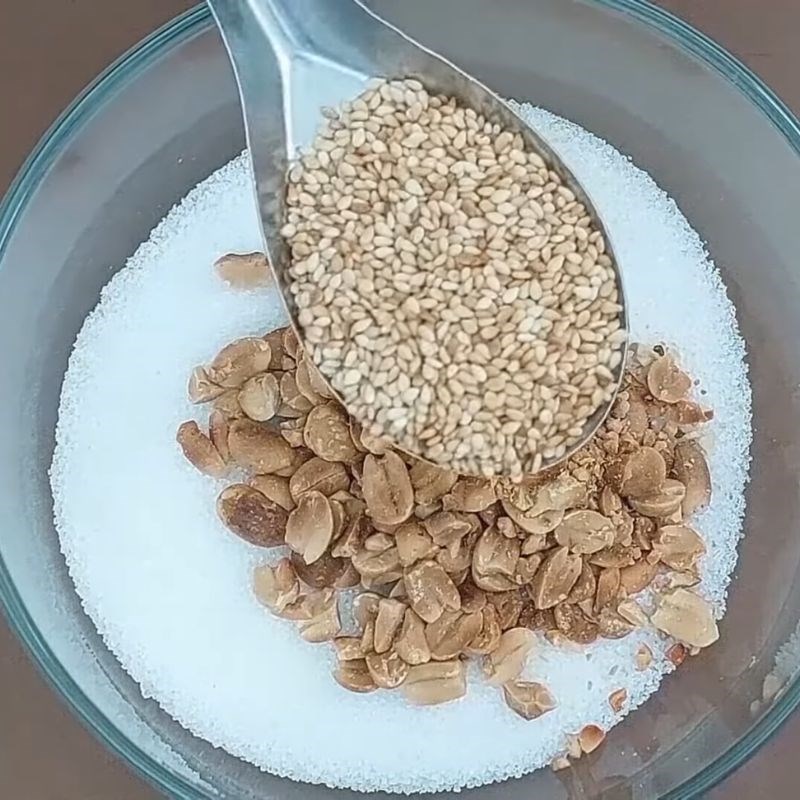 Bước 2 Làm đậu phộng muối mè thơm ngon xôi trắng nước cốt dừa