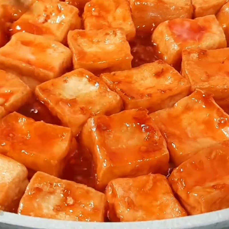 Bước 4 Làm đậu sốt chua ngọt hấp dẫn Đậu sốt chua ngọt