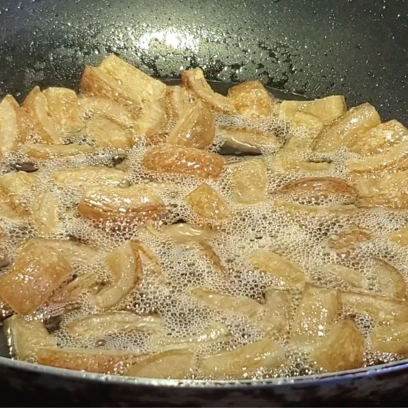 Bước 4 Làm nguội và chuẩn bị chiên tóp mỡ da heo chiên giòn