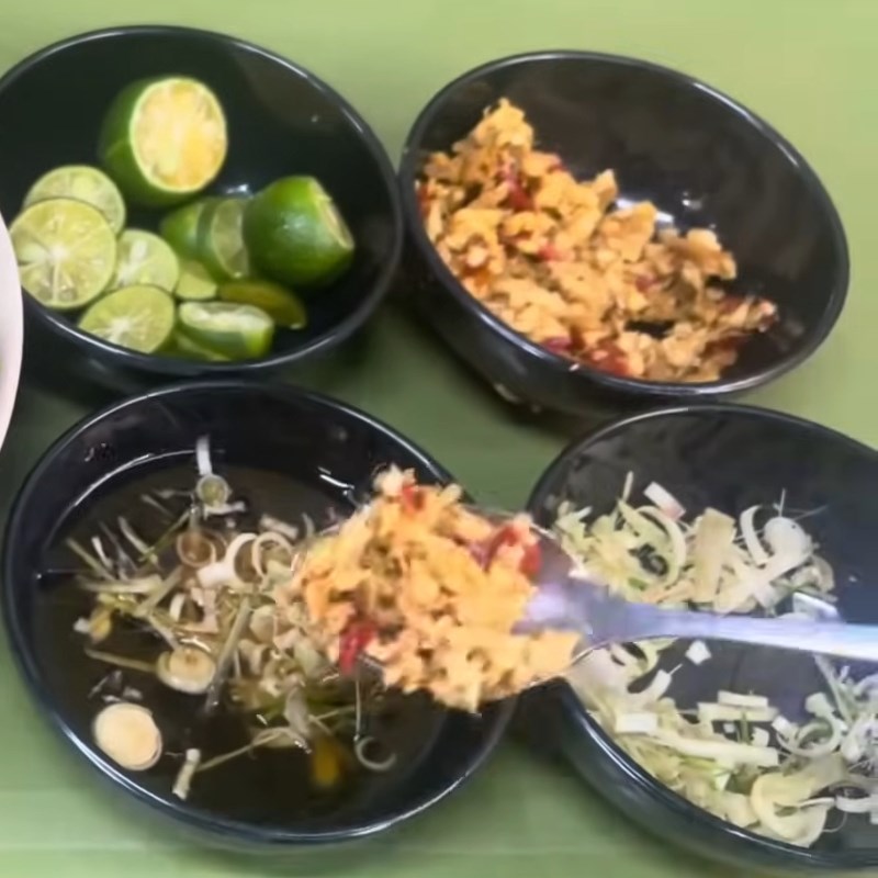 Bước 5 Làm nước chấm Ốc mít luộc