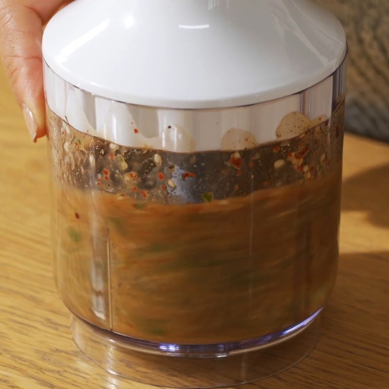 Bước 5 Làm nước chấm mắm tép Chân giò hầm Hàn Quốc