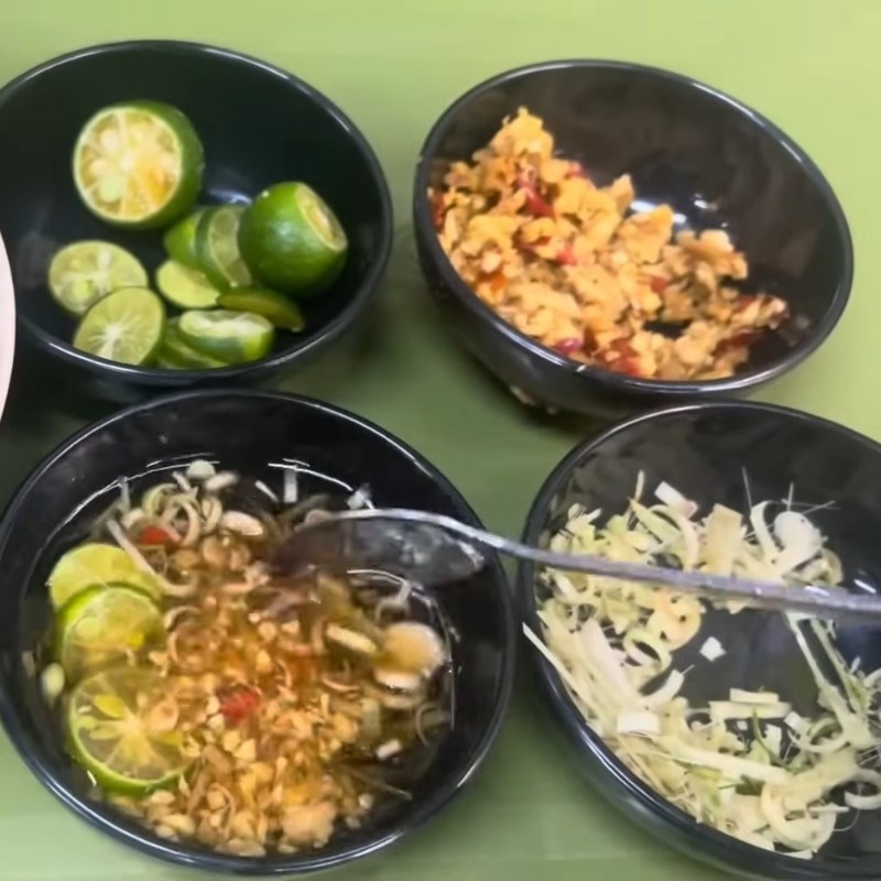Bước 5 Làm nước chấm Ốc mít luộc