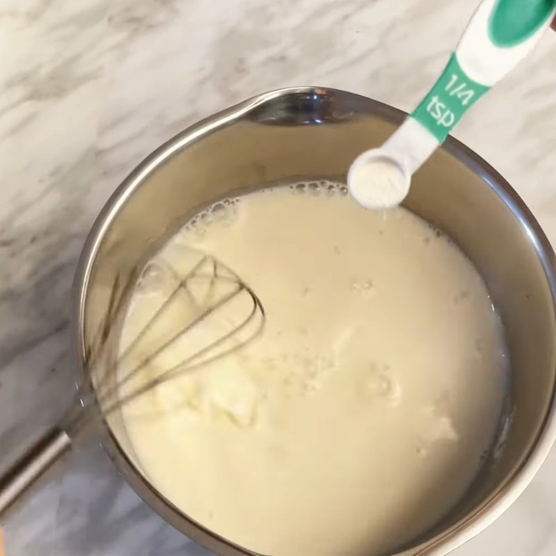 Bước 1 Làm tàu hũ màu trắng Tàu hũ Singapore bằng sữa đậu nành