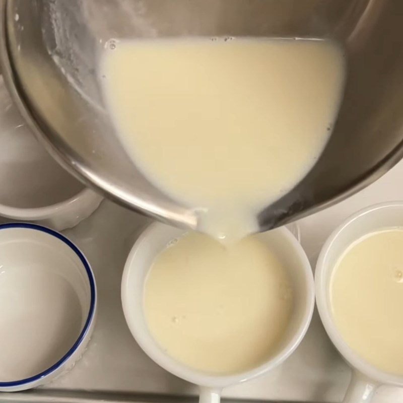 Bước 1 Làm tàu hũ màu trắng Tàu hũ Singapore bằng sữa đậu nành