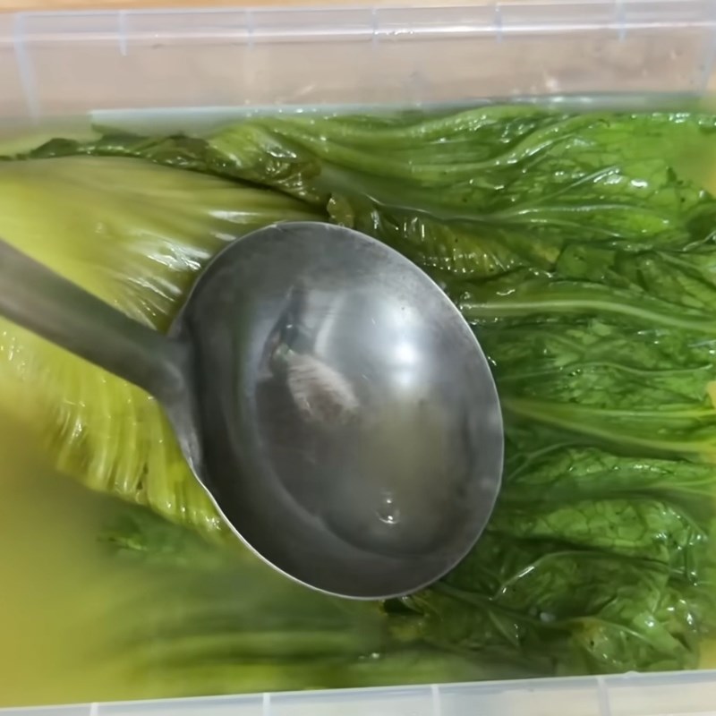 Bước 4 Muối dưa cải Dưa cải muối không cần phơi