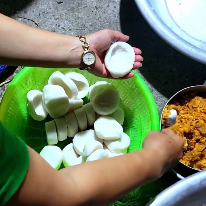 Bước 4 Nặn và hấp chín bánh nắm Bánh nắm