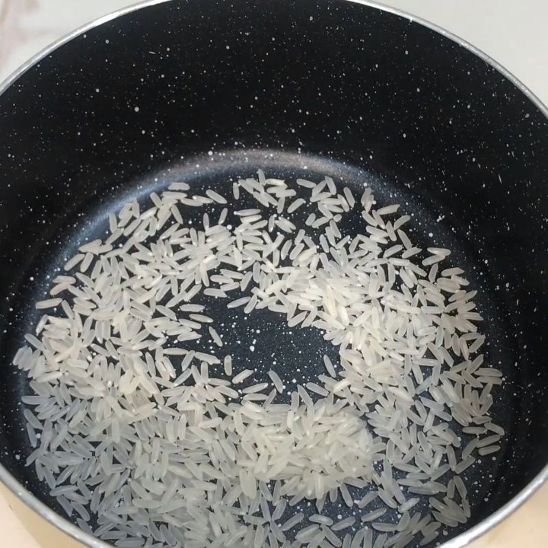 Bước 3 Nấu cháo gạo cho bé ăn dặm cháo chim bồ câu cho bé