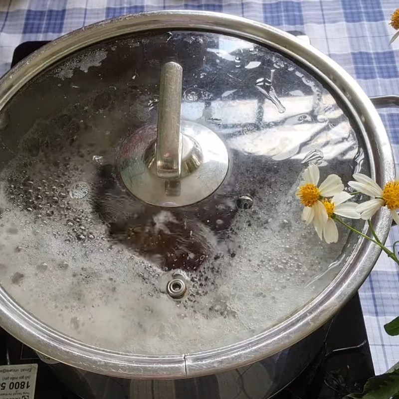 Bước 2 Nấu nước mắm ngâm Cà teo ngâm mắm