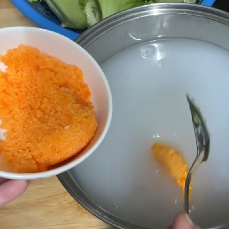 Bước 2 Nấu nước muối dưa chua Dưa cải muối không cần phơi