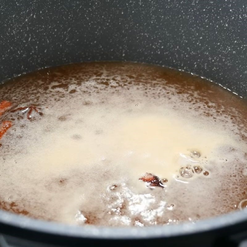 Bước 5 Nấu nước xối da vịt vịt quay da giòn