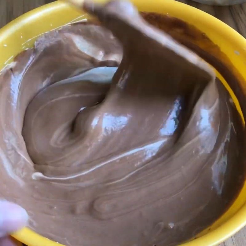 Bước 8 Nướng bánh bông lan socola cách thủy bánh gato socola đơn giản