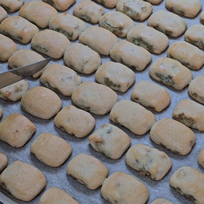 Bước 6 Nướng bánh chả lá chanh lần 1 bánh chả lá chanh