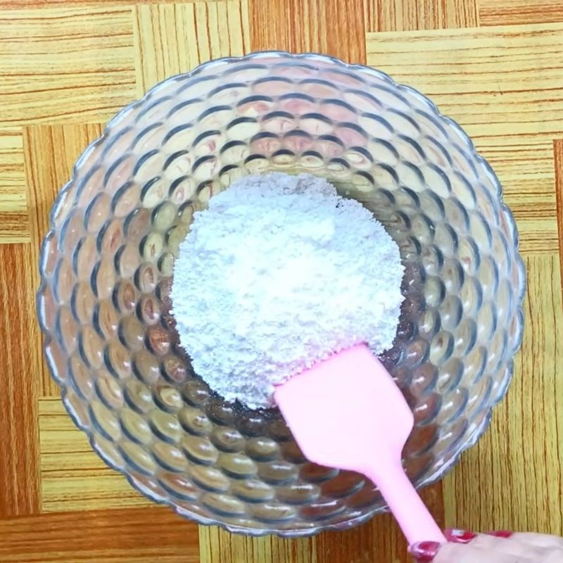 Bước 2 Pha bột bánh lọt lá dứa Bánh lọt lá dứa
