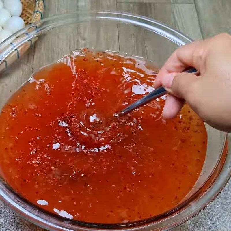 Bước 2 Pha chế nước sốt tokbokki Tokbokki cải thảo