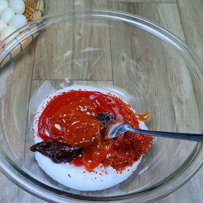Bước 2 Pha chế nước sốt tokbokki Tokbokki cải thảo