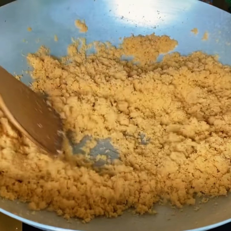 Bước 4 Sên chà bông Chà bông cá hồi