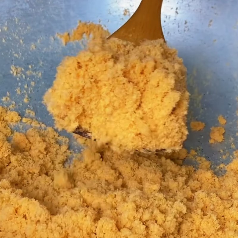 Bước 4 Sên chà bông Chà bông cá hồi