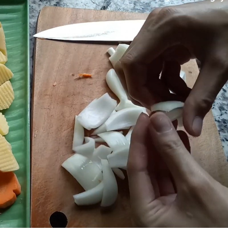 Bước 1 Sơ chế bao tử và thịt gà Bao tử hầm tiêu đen