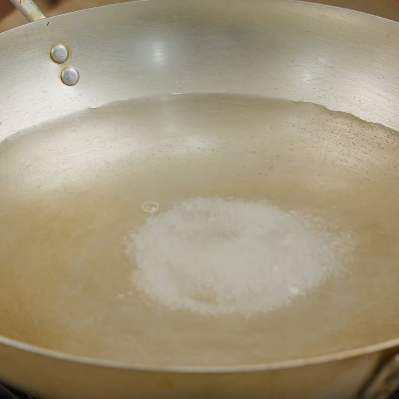 Bước 1 Sơ chế mỡ lợn tươi Mỡ lợn rán